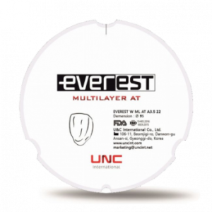 Everest Multilayer AT диск циркониевый, многослойный, 95 x 22 мм, цвет A3.5