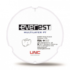 Everest Multilayer PT диск циркониевый, многослойный, 95 x 22 мм, цвет A2