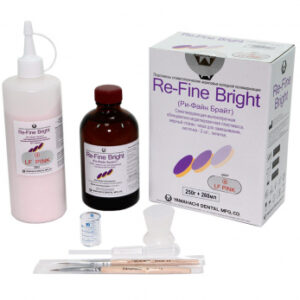 Re-Fine Bright пластмасса самотвердеющая быстрой полимеризации, цвет 4-LF Pink, 250 г + 260 мл
