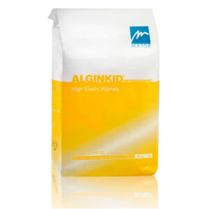 AlginKid альгинатная слепочная масса, вкус апельсин, цвет желтый, 453 г