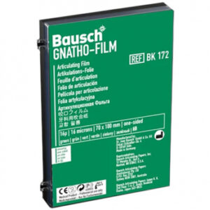 Bausch BK 172 фольга окклюзионная гнато-пленка зеленая 16 мкм, 70 мм x 100 мм, 50 листов