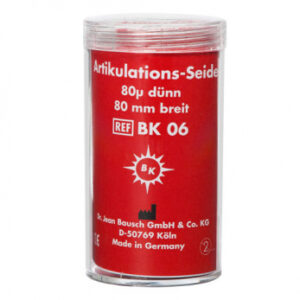 Bausch BK 06 шелк артикуляционный 80 мкм, 80 мм x 3 м, красный