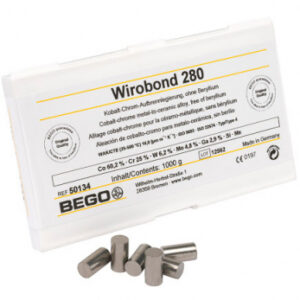 Wirobond 280 Co-Cr сплав кобальт-хромовый, для каркасов и мостов, 1 кг