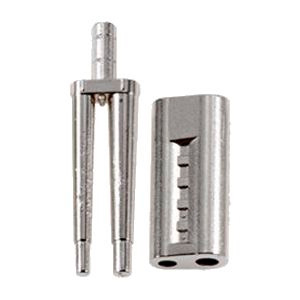 Bi-V-Pin би-пины никелированные с втулкой, 100 шт.