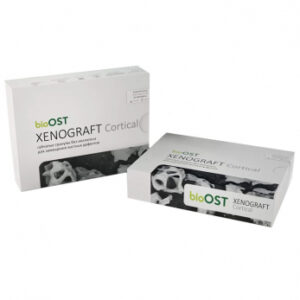 bioOST XENOGRAFT Cortical гранулы с коллагеном, 0,5 - 1,0 мм, 0,5 см³