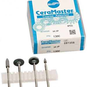 CeraMaster Assortment HP Coarse 0130C набор силиконовых полиров для обработки керамики, 4 шт.