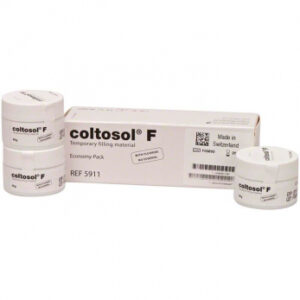 Coltosol F Eco Pack Материал для временных пломб, 3 баночки x 38 г