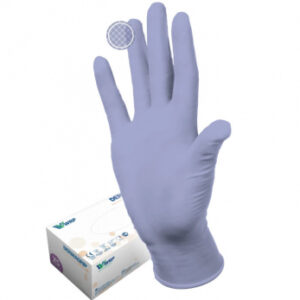 Dermagrip Ultra LS перчатки медицинские нитриловые, цвет голубой, размер L (8-9), 50 пар