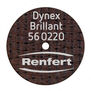 Dynex Brilliant диски отрезные, армированные стекловолокном, для резки и шлифовки керамики, 20 мм x 0,20 мм, 10 шт.