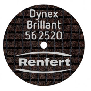 Dynex Brilliant диски отрезные, армированные стекловолокном, для резки и шлифовки керамики, 20 мм x 0,25 мм, 10 шт.