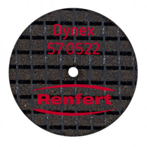 Dynex диски отрезные, армированные стекловолокном, для резки и шлифовки сплавов, 22 мм x 0,5 мм, 20 шт.