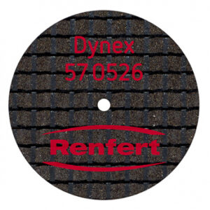 Dynex диски отрезные, армированные стекловолокном, для резки и шлифовки сплавов, 26 мм x 0,5 мм, 20 шт.