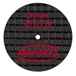 Dynex диски отрезные, армированные стекловолокном, для резки и шлифовки сплавов, 26 мм x 0,7 мм, 20 шт.