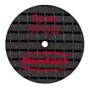 Dynex диски отрезные, армированные стекловолокном, для резки и шлифовки сплавов 22 мм x 1 мм, 25 шт.