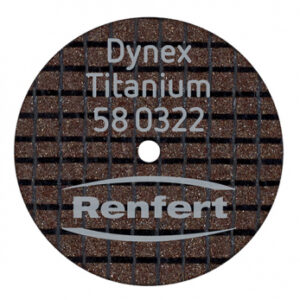 Dynex Titanium диски отрезные, армированные стекловолокном для резки титана, 22 мм x 0,3 мм, 20 шт.