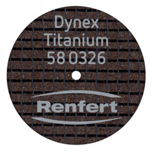 Dynex Titanium диски отрезные, армированные стекловолокном для резки титана, 26 мм x 0,3 мм, 20 шт.