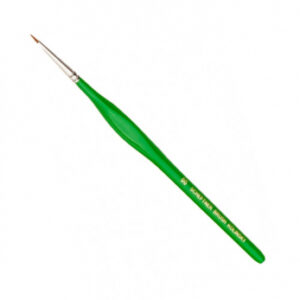 Кисть Kolinsky Brush #00 с натуральным ворсом, для красителей, 1 шт.