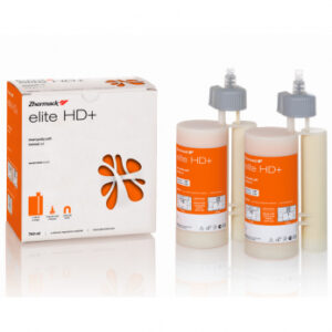 Elite HD+ Maxi Putty Soft Normal Set A-силикон высокой вязкости, 2 картриджа по 380 мл (база + катализатор) + 15 смесительных наконечников + 2 блокиратора