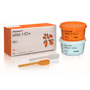 Elite HD+ Putty Soft Normal Set A-силикон высокой вязкости, 2 баночки по 250 мл (база + катализатор) + 2 мерных ложечки