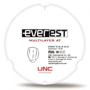 Everest Multilayer AT диск циркониевый, многослойный, 95 x 14 мм, цвет A2