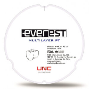 Everest Multilayer PT диск циркониевый, многослойный, 95 x 14 мм, цвет A2