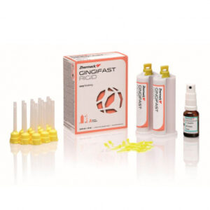 Gingifast Rigid твердый A-Силикон для воспроизведения десны на модели, 2x50 мл