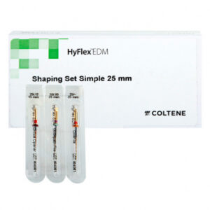 HyFlex EDM NiTi простой набор для шейпинга (файлы 10/.05 25/~ 25/.12 15 мм), длина 25 мм, 3 шт.