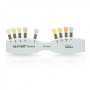 IPS e.max Ceram Shade Guide ZirLiner расцветка