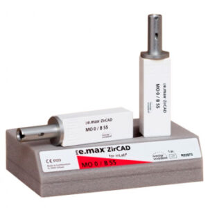 IPS e.max ZirCAD inLab MO B55 блоки из оксида циркония, цвет MO 0, 1 шт.