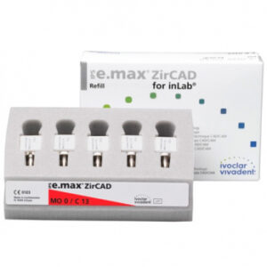 IPS e.max ZirCAD inLab MO C13 блоки из оксида циркония, цвет MO 0, 5 шт.