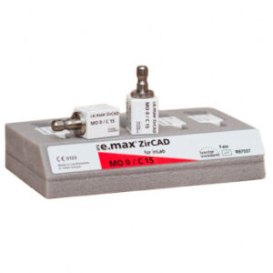 IPS e.max ZirCAD inLab MO C15 блоки из оксида циркония, цвет MO 0, 5 шт.