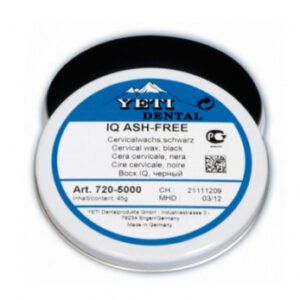IQ Compact ash-free воск цервикальный (пришеечный) в жестяной банке, чёрный, 45 г