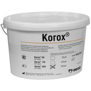Korox оксид алюминия для пескоструйной обработки, 250 мкм, 20 кг