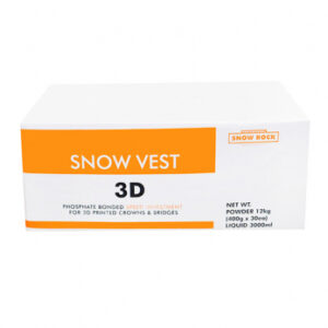 SNOW VEST 3D паковочная масса, порошок + жидкость, 12 кг + 3 л