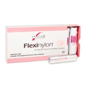 Perflex Flexinylon Large термопластичный материал, цвет бесцветный, в гильзах 28 мм/84 мм, 6 шт.