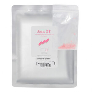 Basis ST пластмасса в гранулах для термо-пресса, цвет LF Pink (розовый с прожилками), 100 г