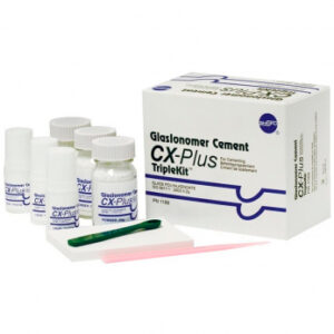 CX-Plus TripleKit цемент для фиксации, рентгеноконтрастный, порошок 3x35 г, жидкость 3x17 мл