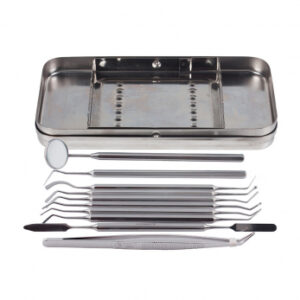 Струм комплект стоматологического инструмента для осмотра и лечения, 10 инструментов в боксе