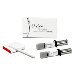 U-Cem Premium самоадгезивный универсальный композитный цемент, оттенок Universal, шприцы 2 x 9 г