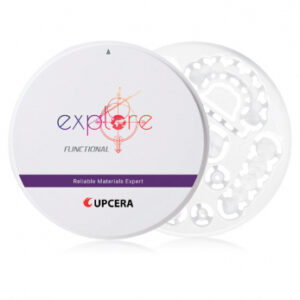 Upcera Explore Functional циркониевые диски, 98 x 14 мм, цвет A3