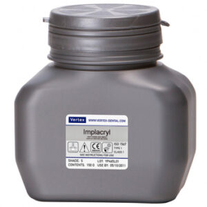 Vertex Implacryl (Вертекс Имплакрил) пластмасса, цвет №8 сине-розовый, порошок, 150 г