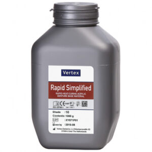Vertex Rapid Simplified (Рапид Симплифайд) пластмасса, цвет №10 прозрачный розовый с полосками, порошок, 1 кг