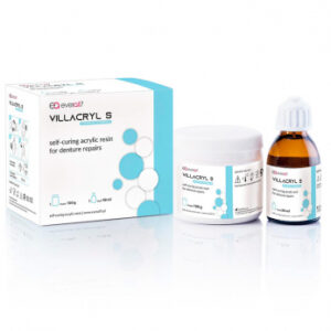Villacryl S (Виллакрил S) пластмасса, цвет V2 молочно-розовый с прожилками, порошок 100 г + жидкость 50 мл