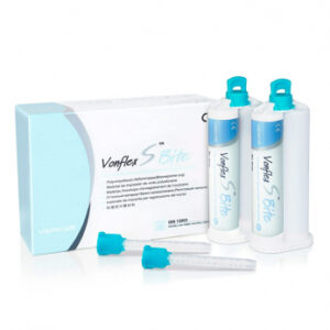 Vonflex S Bite Normal слепочная масса А-силиконовая, материал для регистрации прикуса, 2 x 50 мл