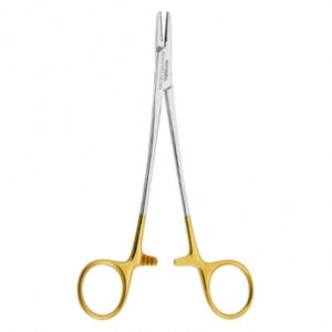 Asa Dental W0412-16TC Asa Lady иглодержатель на защелке с твердосплавными вставками и золотыми ручками, 16 см